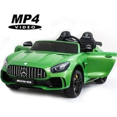 Электромобиль Harleybella Mercedes-Benz GT R 4x4 MP3 - HL289-MATTE-GREEN-4WD