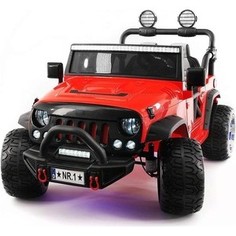 Электромобиль Hollicy Jeep Wrangler Red 4WD - SX1718-A