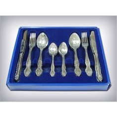 Набор столовых приборов из 24 предметов Павловский завод им. Кирова (СН-24М3Хф1)