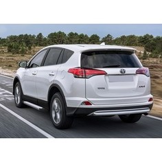 Пороги Silver Rival для Toyota Rav 4 (2015-н.в.), 173 см, алюминий, F173AL.5705.4