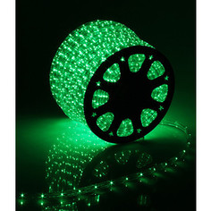 Light Дюралайт круглый 13мм фиксинг, к.р. направленный, зеленый