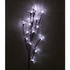 Light Ветка Сакуры на батарейках прозрачные цветы 59 см