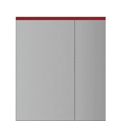 Зеркальный шкаф Am.Pm Spirit 2.0 60 см с LED подсветкой правый красный (M70AMCR0601RG) Am.Pm.