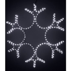 Light Снежинка светодиодная ажурная 0,8м, 220V, прозр. пр. белый