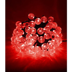 Гирлянда светодиодная Light Пузырьки 10м, 100 led, 220-230V., D23 мм красный