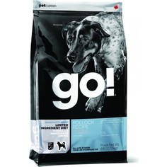 Сухой корм GO! NATURAL Holistic Dog Sensitivity+ Shine Grain+Gluten Free Pollock Recipe беззерновой с треской для щенков и собак 2,72кг (48538)