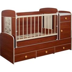 Кроватка трансформер Glamvers Multy яблоня - локарно 1412