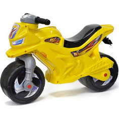 RT ОР501 Каталка-мотоцикл беговел Racer RZ 1 цвет желтый