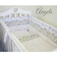 By Twinz Комплект в кроватку 6 пр. Ангелы КЛАССИКА
