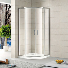 Душевой уголок Alvaro Banos Granada 90x90x210 стекло прозрачное, профиль хром (GRANADA S90.20 Cromo)