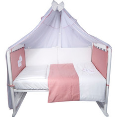 Комплект в кроватку BamBola 7 пр аристократка сатин 744