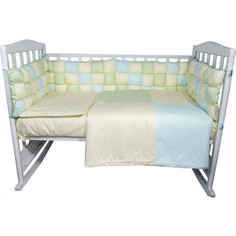 Комплект в кроватку BamBola 6 пр пастила сатин фруктовый 611