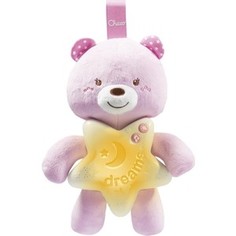 Игрушка-подвеска Chicco Игрушка-подвеска Медвежонок розовый, 0+ 90750
