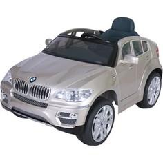 Электромобиль Farfello JJ258 BMW X6 (лицензия, 12V, металлик, EVA, экокожа) серебристый