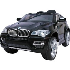 Электромобиль Farfello JJ258 BMW X6 (лицензия, 12V, металлик, EVA, экокожа) черный