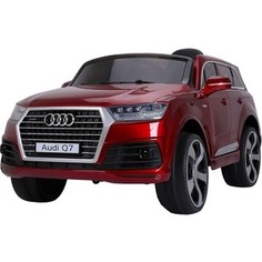 Электромобиль Farfello JJ2188 Audi Licensed Q7 (лицензия, 12V, металлик, EVA, экокожа) красный