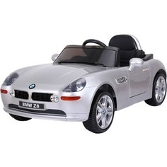 Электромобиль Farfello JE1288 BMW Z8 (лицензия, 12V, металлик, EVA, экокожа) серебристый