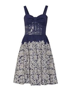 Платье до колена Oscar de la Renta