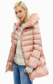 Удлиненный зимний пуховик с капюшоном Add