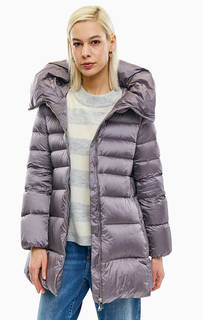 Удлиненный зимний пуховик с капюшоном Add