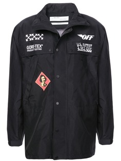 Off-White куртка с логотипом