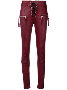 Unravel Project skinny lace-up trousers
