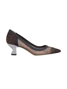 Fendi туфли с логотипом