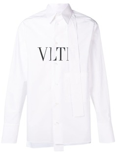 Valentino футболка с принтом VLTN