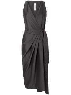 Rick Owens платье миди с запахом