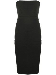 Rick Owens платье миди без бретелей