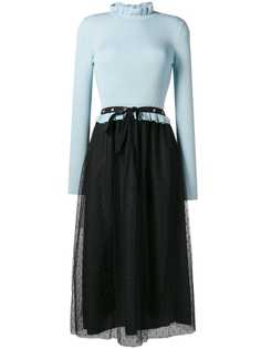 Red Valentino платье с тюлевой юбкой