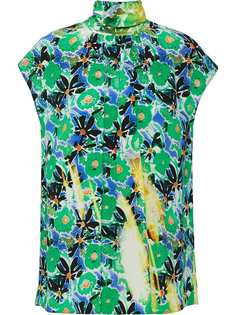 Prada топ с цветочным принтом