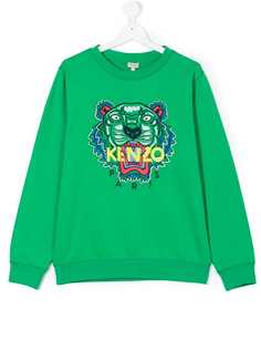 Kenzo Kids толстовка с рисунком тигра