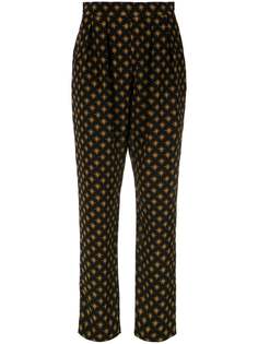 Andrea Marques printed pleat trousers
