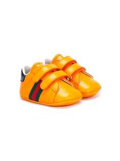 Gucci Kids кроссовки с полосками Web