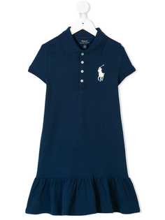 Ralph Lauren Kids платье-поло с логотипом