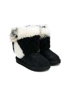 Ugg Australia Kids угги с вставками из искусственного меха
