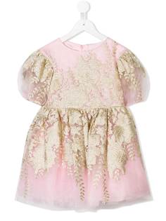 David Charles Kids платье из тюля с вышивкой