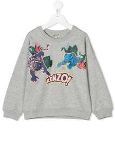 Kenzo Kids logo printed sweatshirt