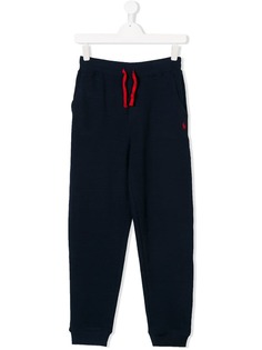 Ralph Lauren Kids спортивные брюки с вышивкой логотипа