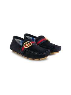 Gucci Kids лоферы GG Web