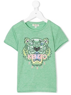 Kenzo Kids футболка с принтом логотипа