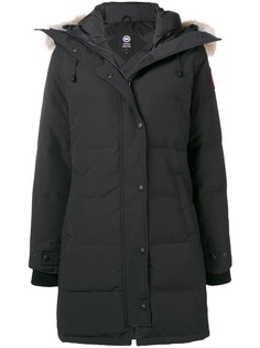 Canada Goose пальто средней длины с капюшоном