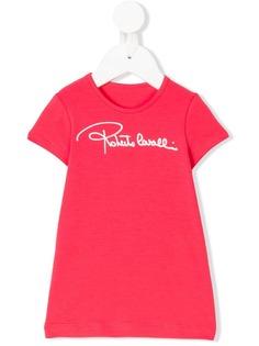Roberto Cavalli Junior logo printed T-shirt dress