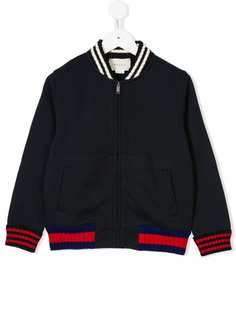 Gucci Kids бомбер с полосками