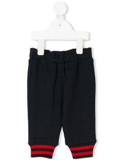 Gucci Kids спортивные брюки с отделкой в полоску