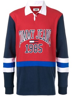 Tommy Hilfiger рубашка-поло с контрастным логотипом