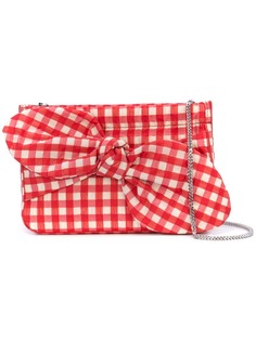 Loeffler Randall клатч Cecily в клетку гингем