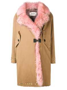 Bazar Deluxe пальто длины миди с отделкой