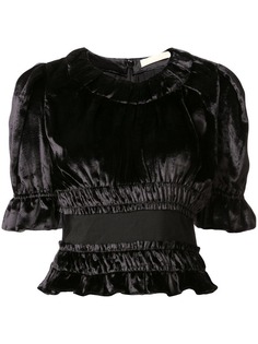 Brock Collection бархатный топ Tammy